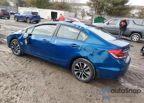 2014 Honda Civic Ex z USA, uszkodzony, nr VIN 19XFB2F88EE237959